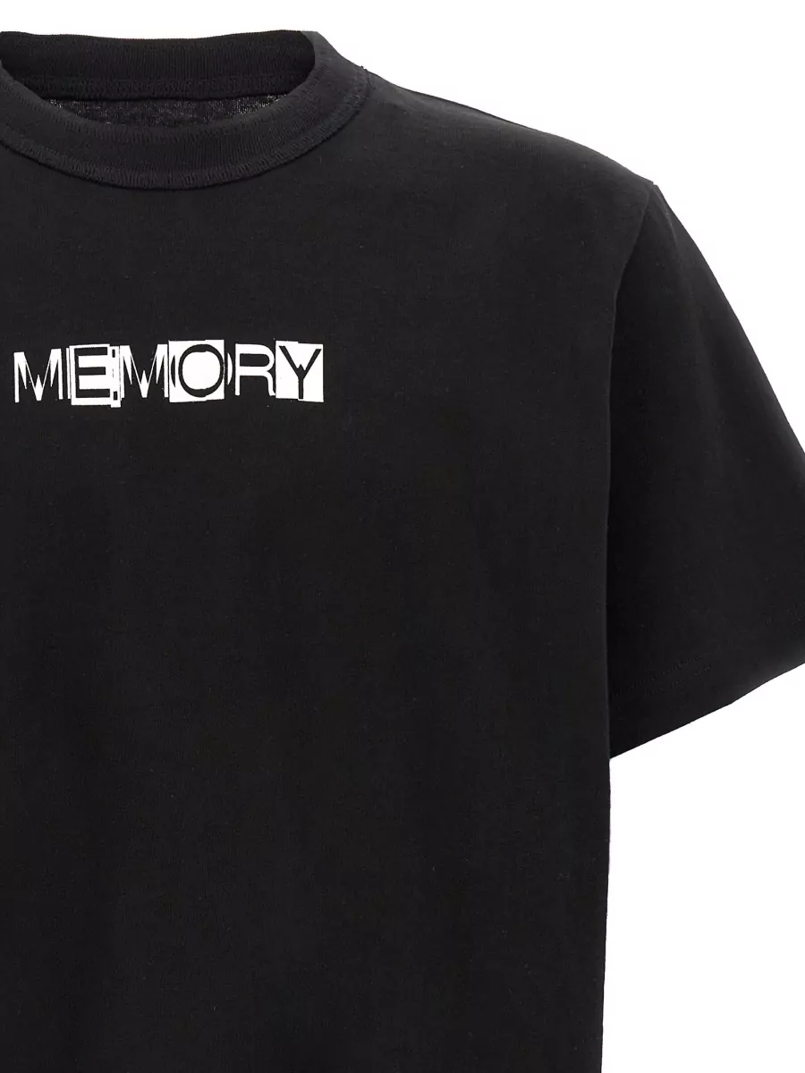 Sacai Cotton Memory Printed Short-Sleeve T-Shirt