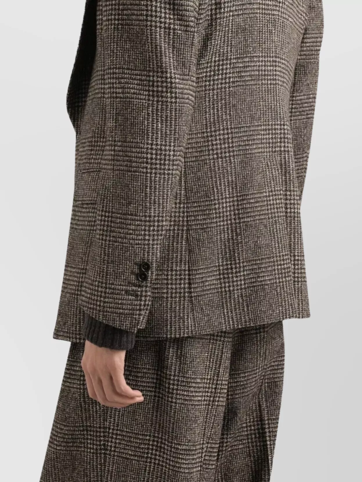 Dolce&Gabbana Checked Pattern Long Sleeve Jacket