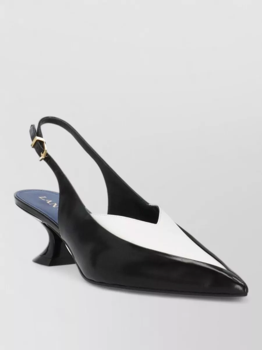 Lanvin Patent Leather Slingback Pumps
