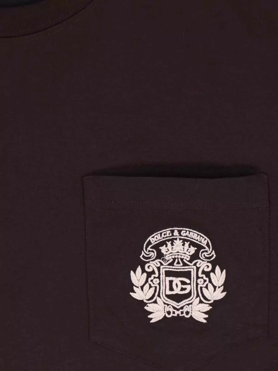 Dolce&Gabbana Crew Neck T Shirt Short Sleeves Pocket