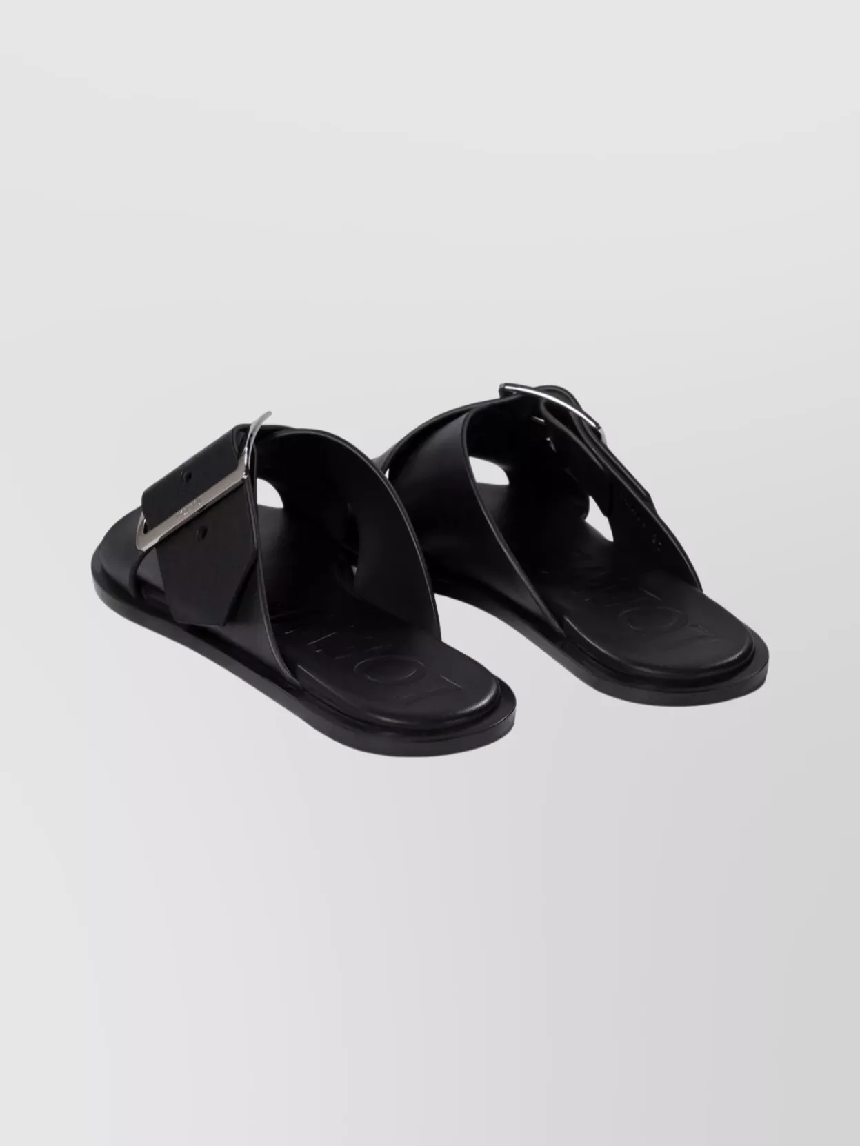 Loewe Floral Strap Flat Sandals