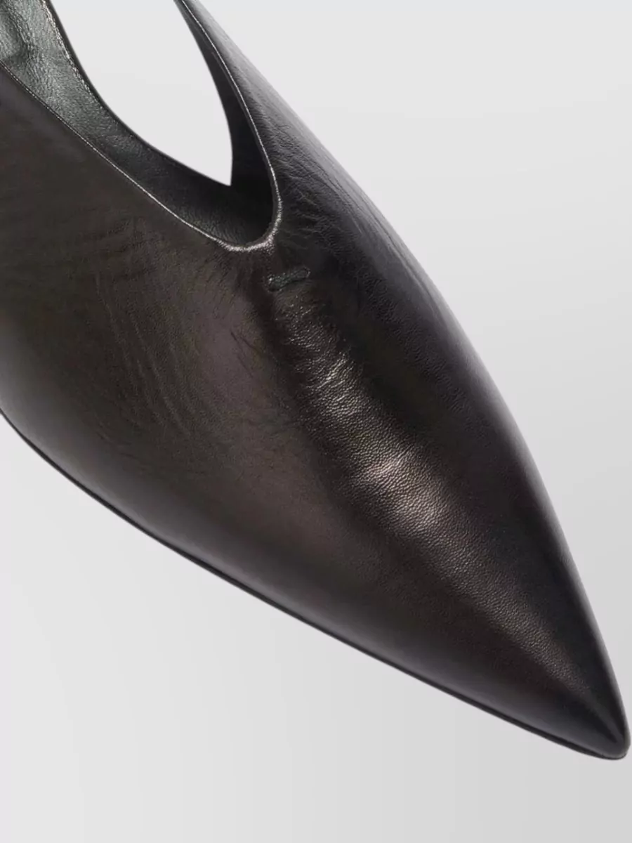 Jil Sander Leather Slingback Pumps