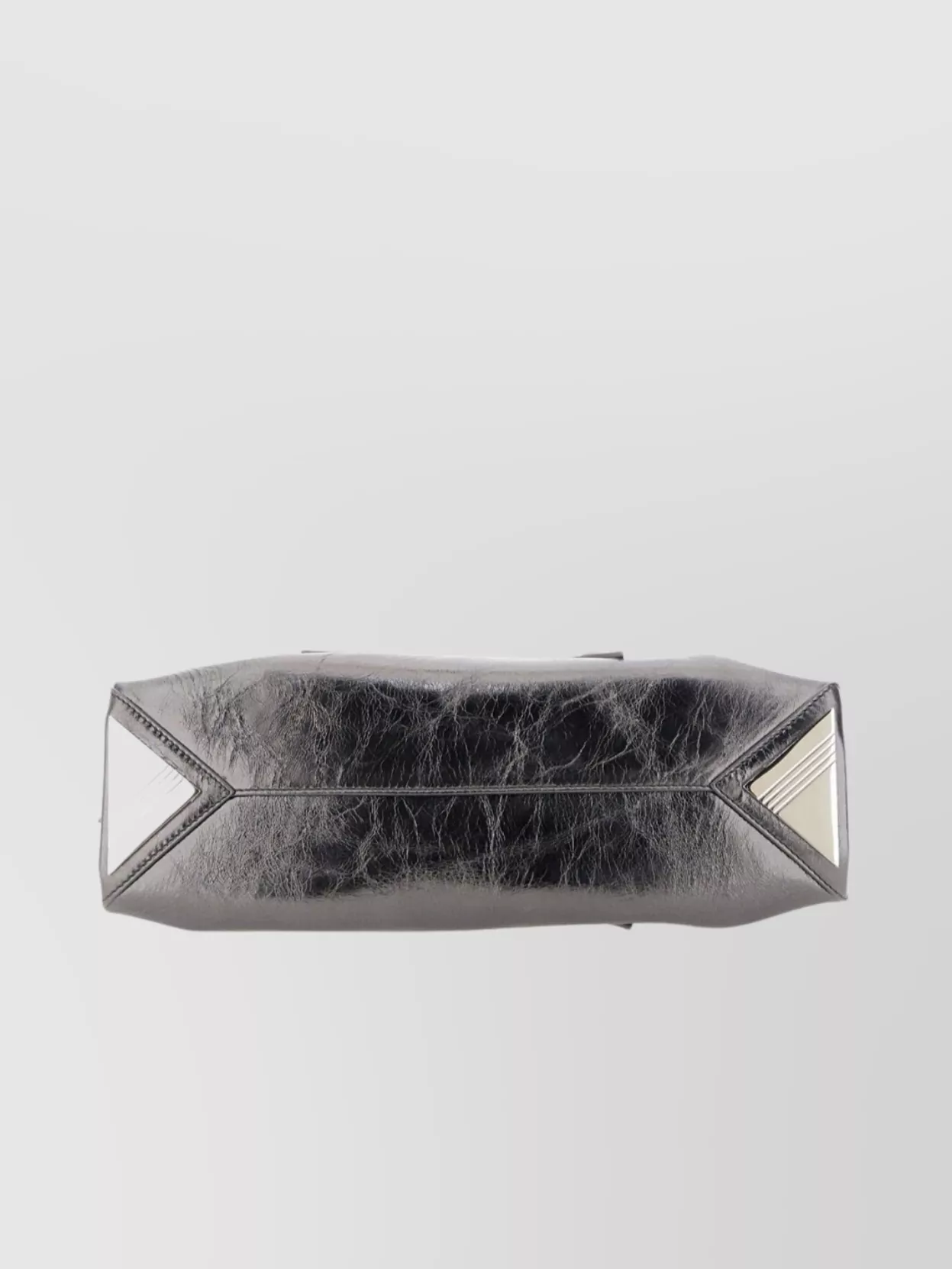 The Attico Metallic Double Handle Shoulder Bag
