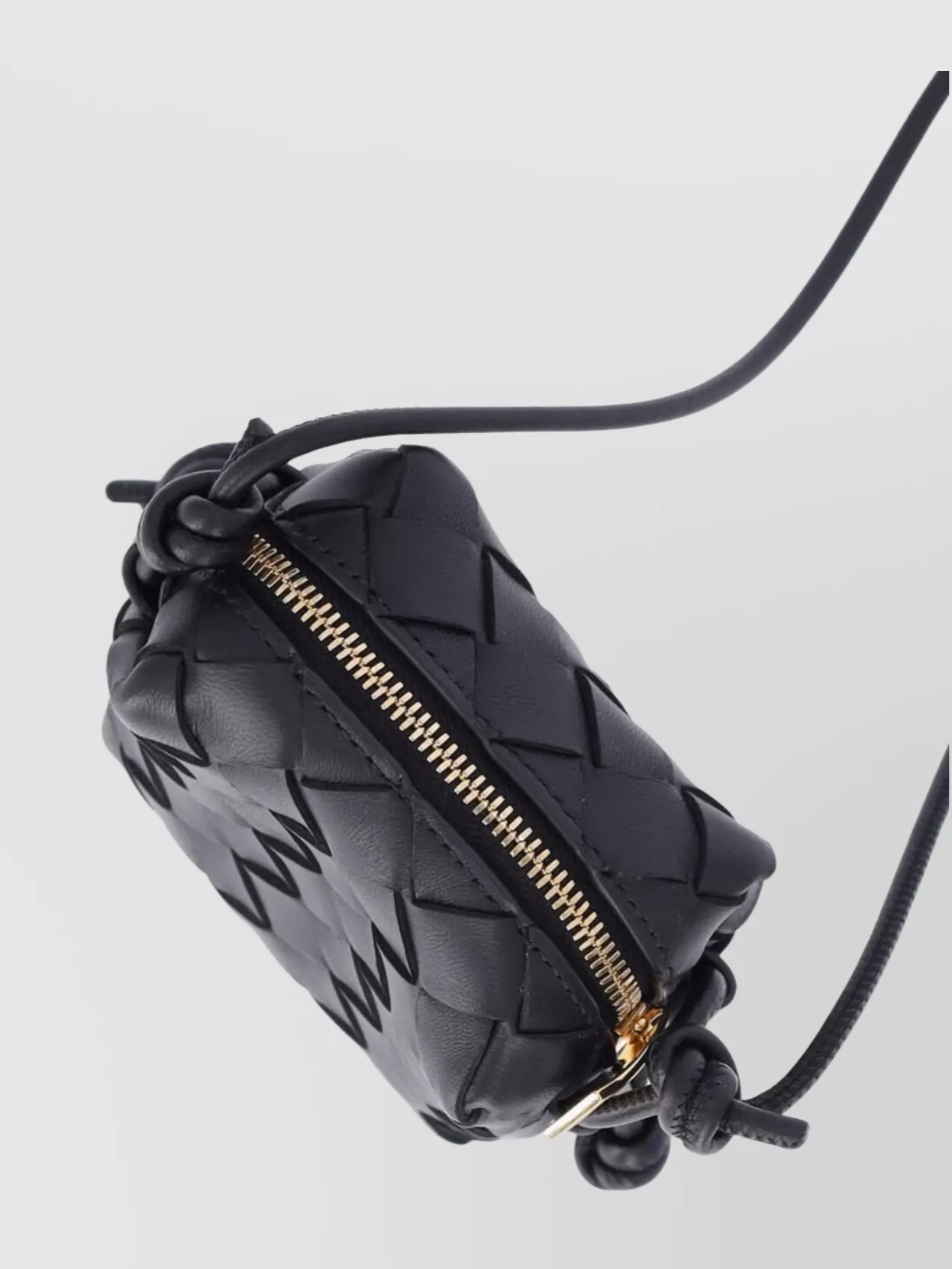 Bottega Veneta Woven Shoulder Bag Adjustable Strap