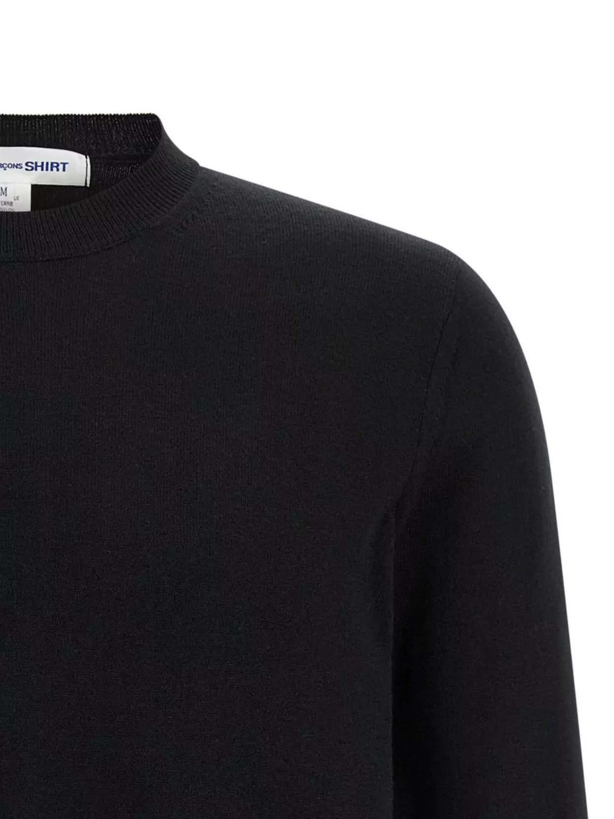 Comme Des Garçons Graphic Design Crew Neck Long Sleeve Sweater