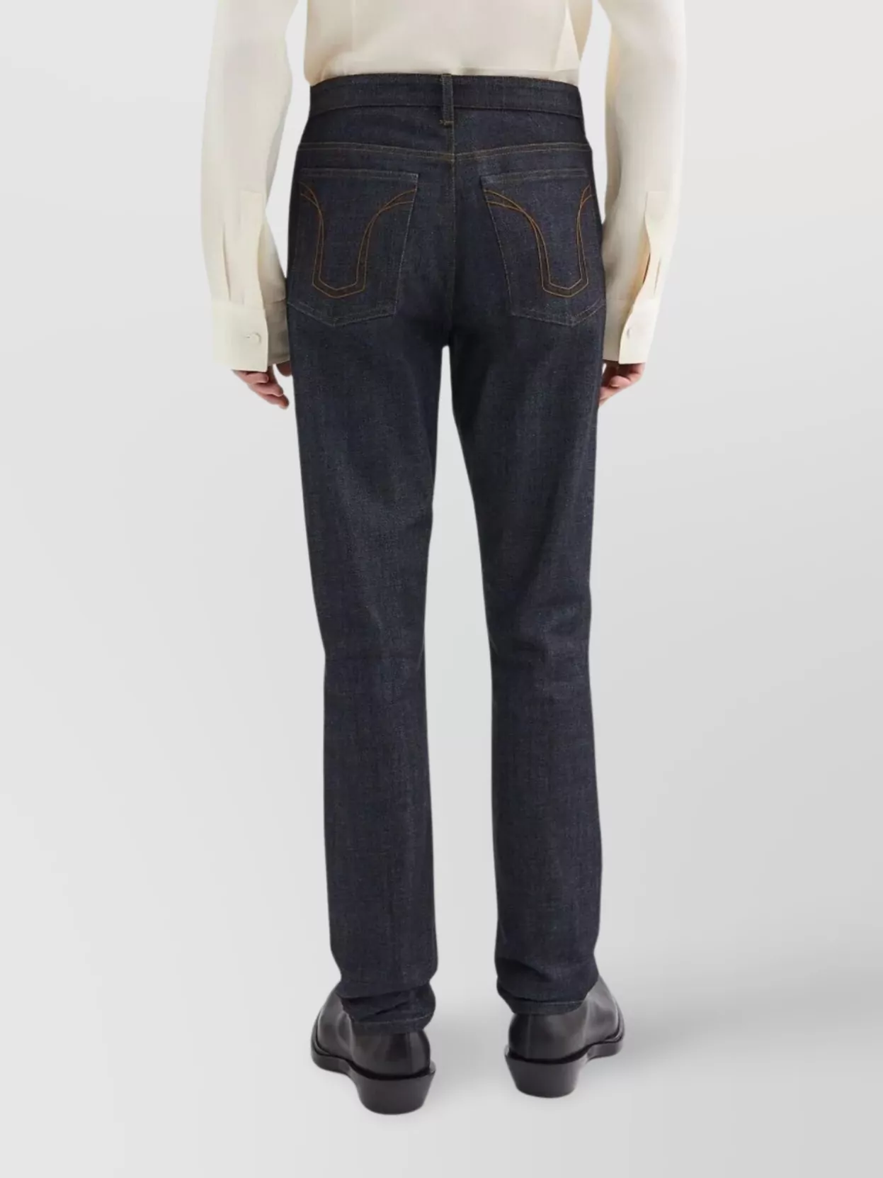 Jil Sander Straight Leg Trousers Belt Loops