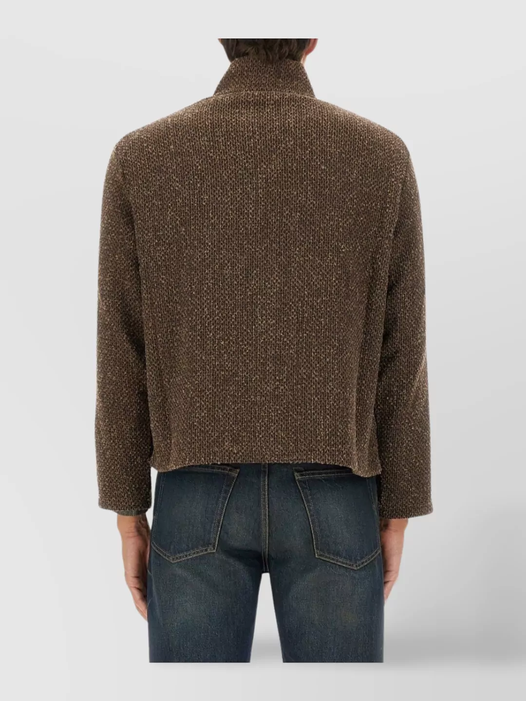 Our Legacy High Collar Long Sleeve Zip Sweatshirt