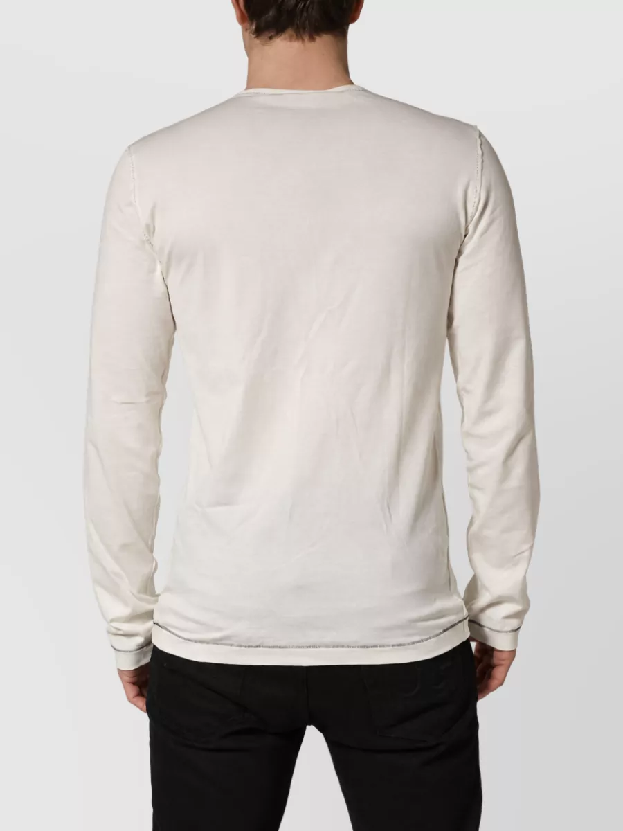 Dolce&Gabbana Long-Sleeve Henley T-Shirt