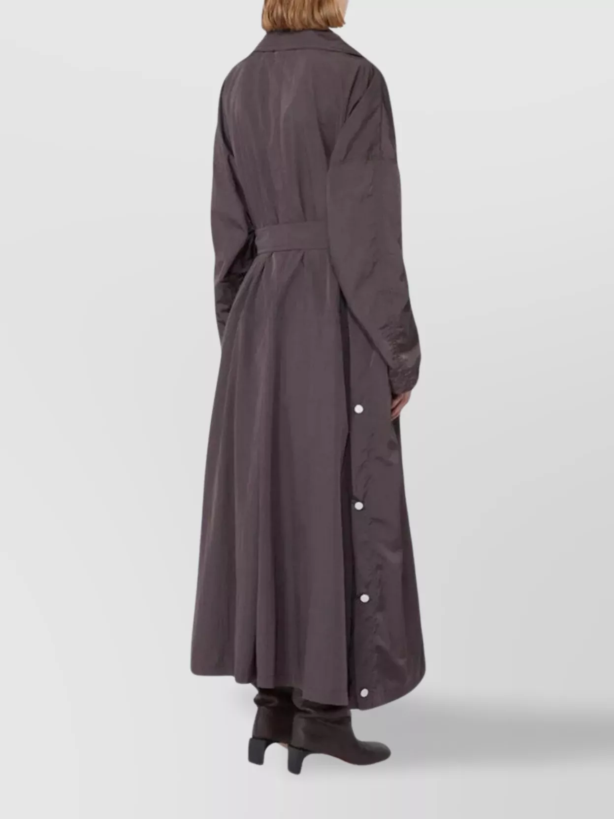 Sportmax Oversized Waterproof Jacket Belted Waist