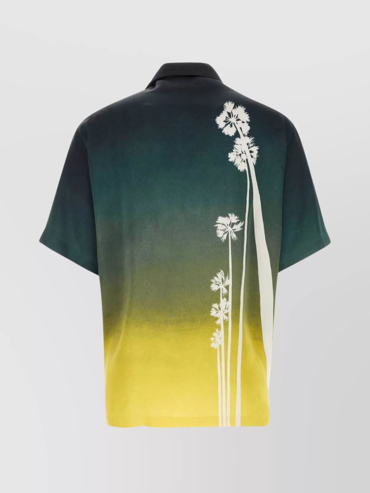 Jil Sander Viscose Shirt With Short Sleeves And Floral Print