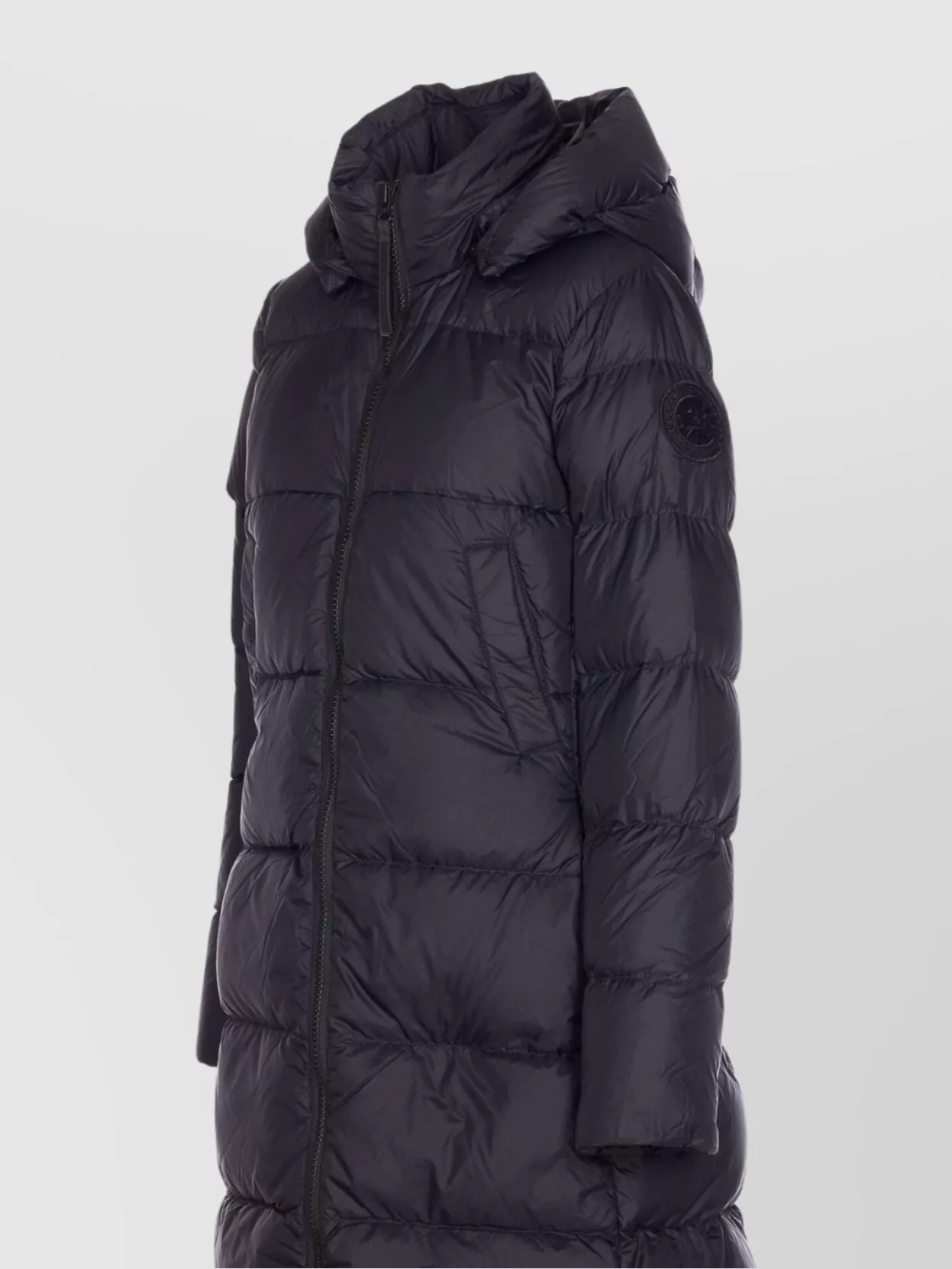 Canada Goose Long Padded Quilted Jacket Removable Hood