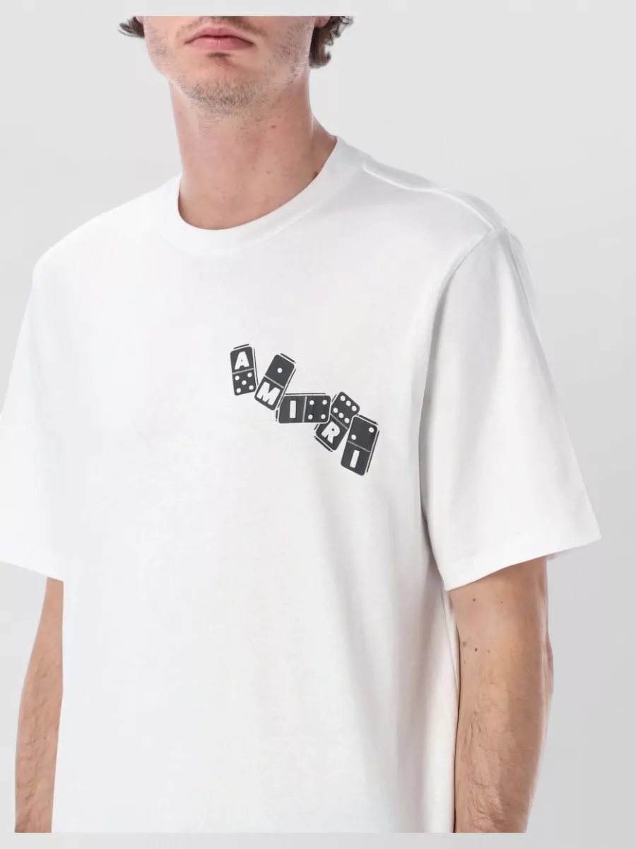 Amiri Domino Graphic Crew Neck T-Shirt Shirt