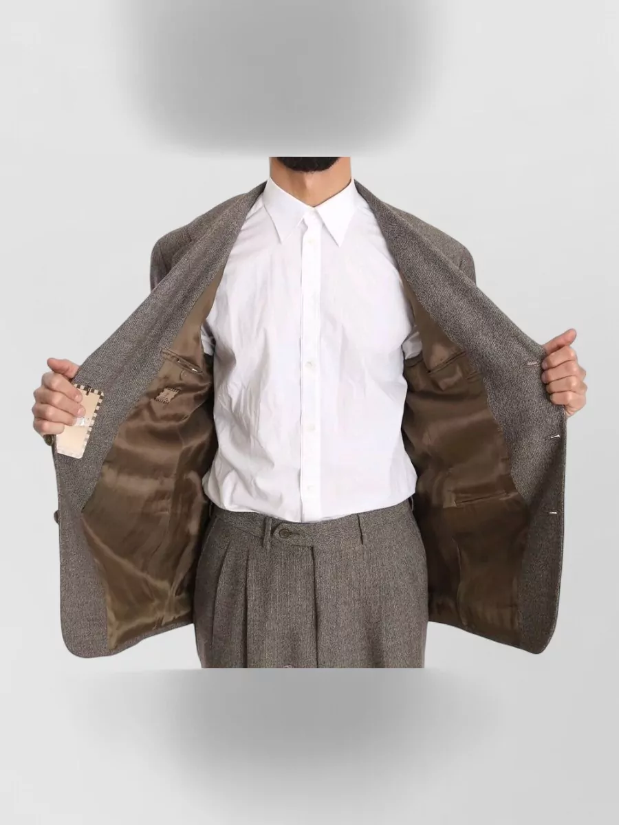 Fendi Wool Regular-Fit Single-Breasted Suit