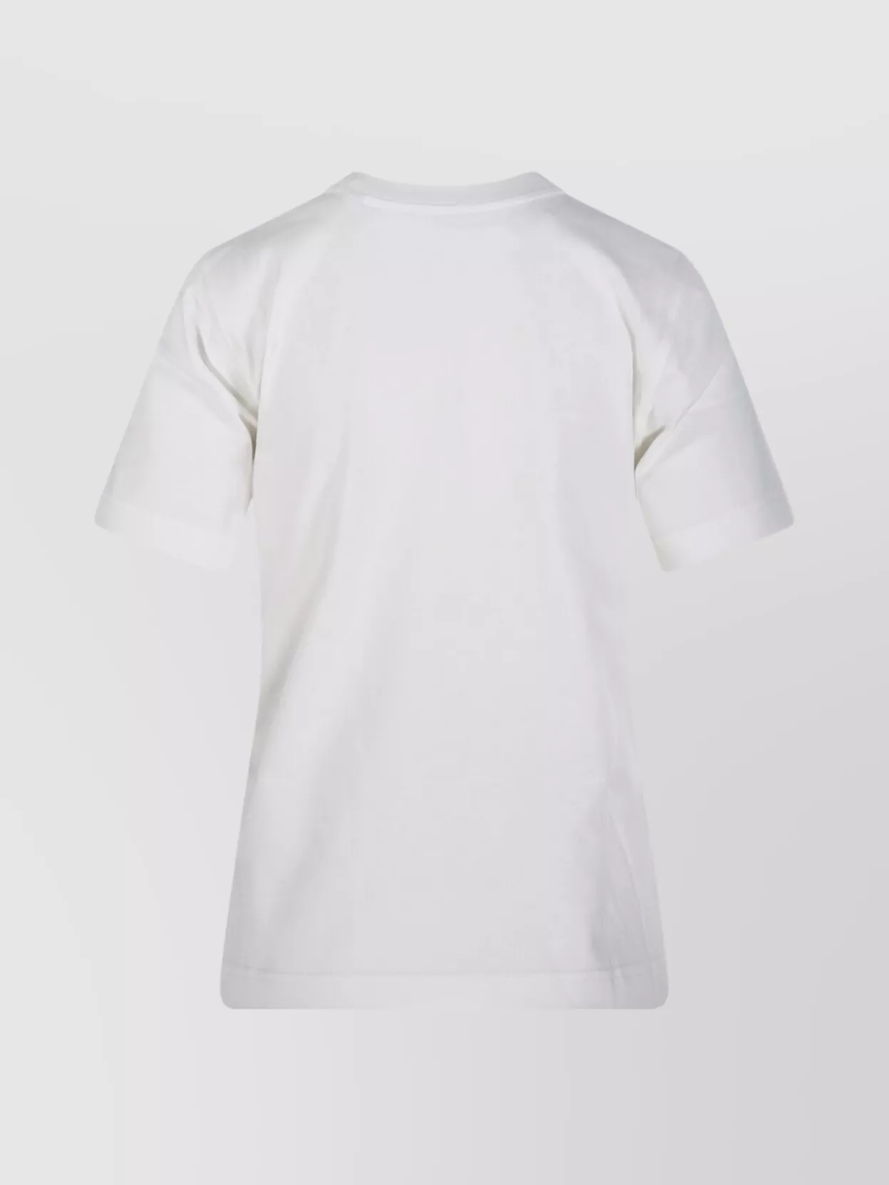 Burberry Graphic Print Short Sleeve Crew Neck T-shirt In White