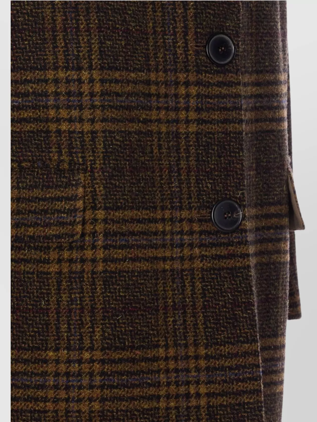 Isabel Marant Etoile V Neck Plaid Pattern Coat