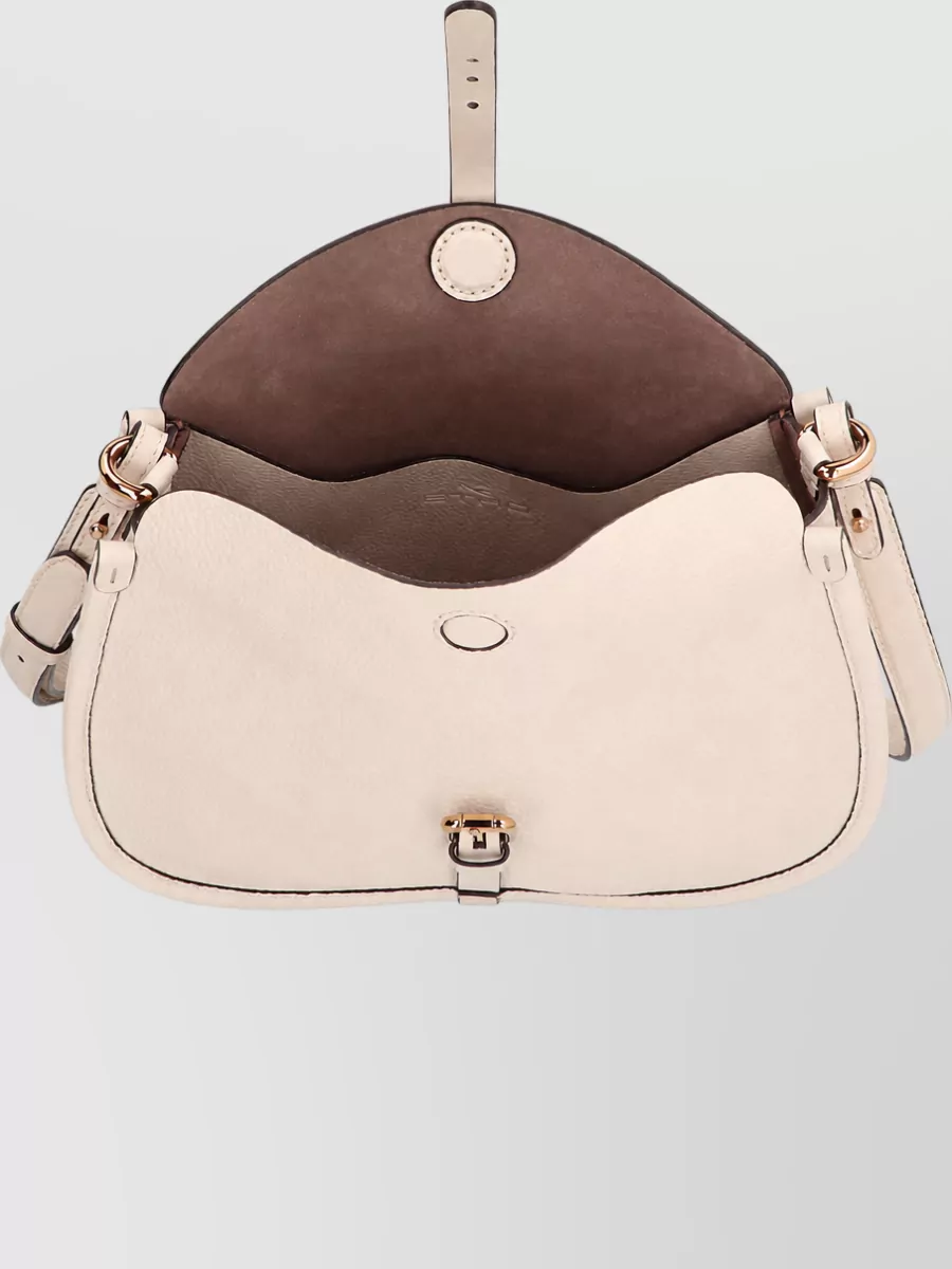 Etro Medium Leather Shoulder Bag