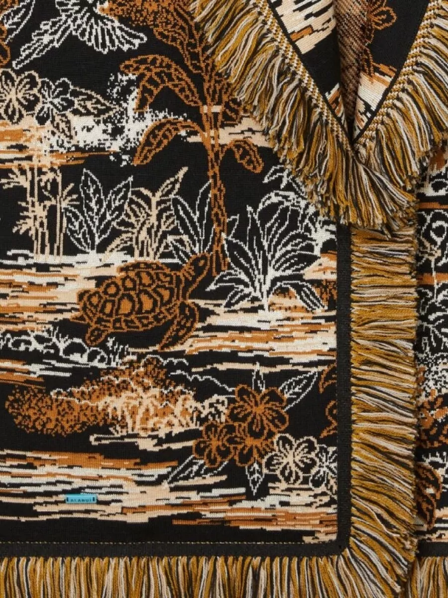 Alanui Silk Cotton Wool Cardigan Coat