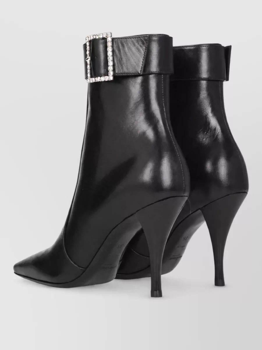 Saint Laurent Leather Ankle Boots