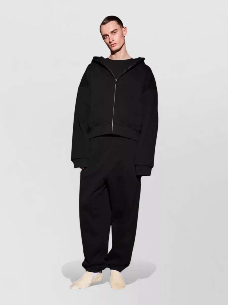 Entire Studios ribbed cotton zip-up hoodie