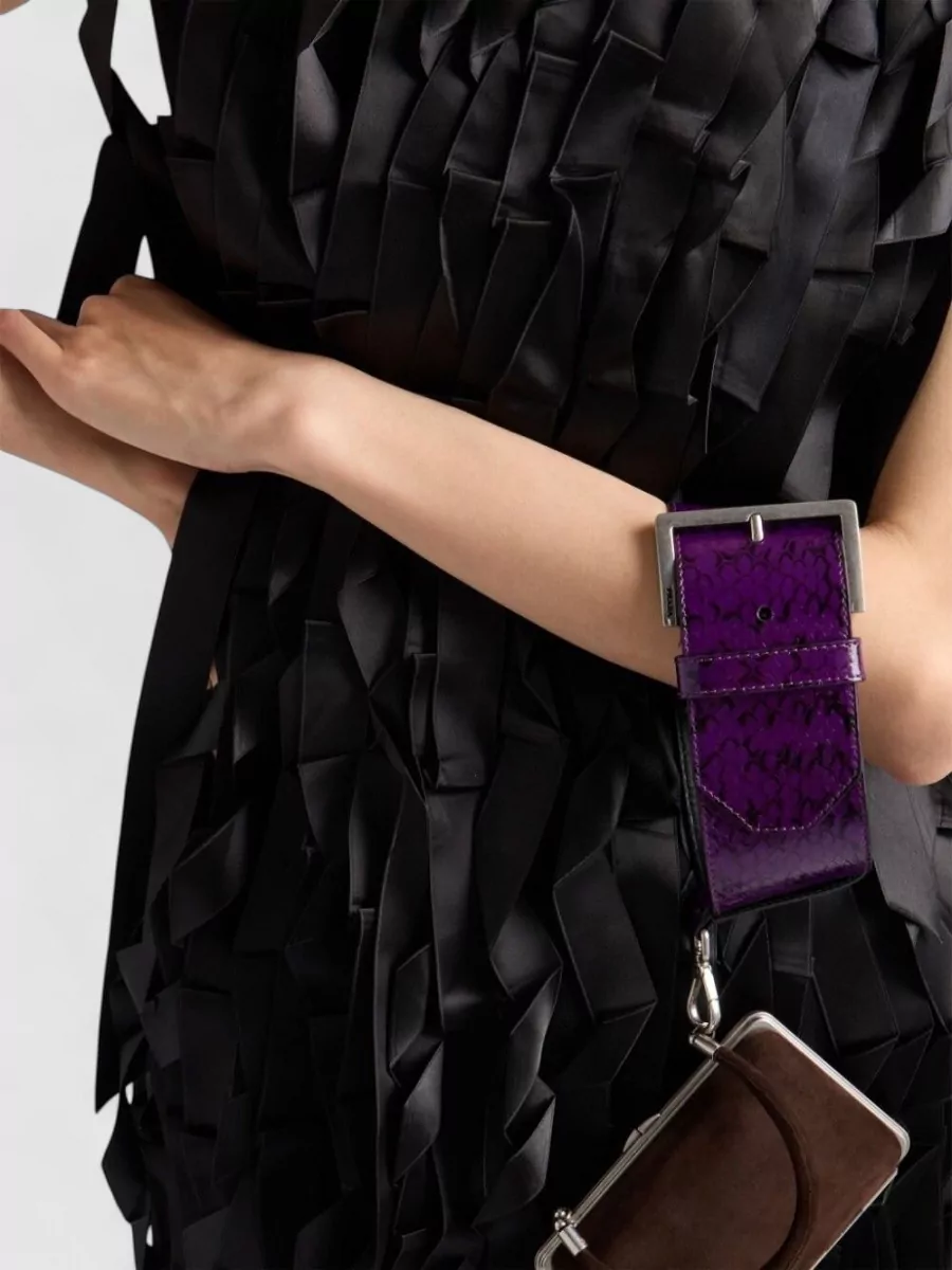 Prada Sleeveless Knee Length Dress Round Neckline