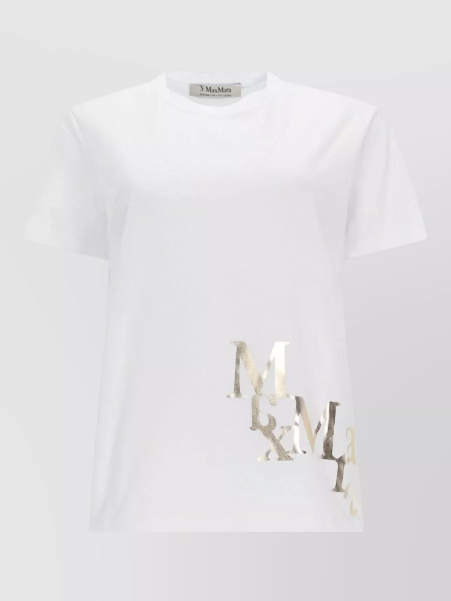 S Max Mara logo cotton t-shirt