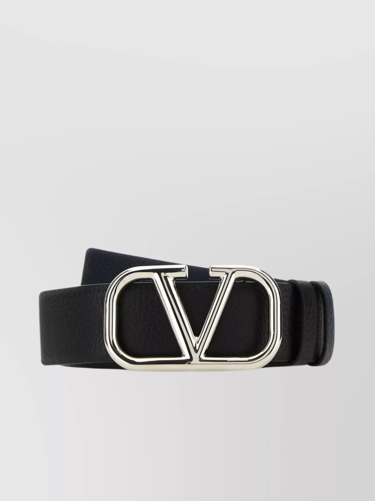 Shop Valentino Versatile Reversible Vlogo Leather Belt