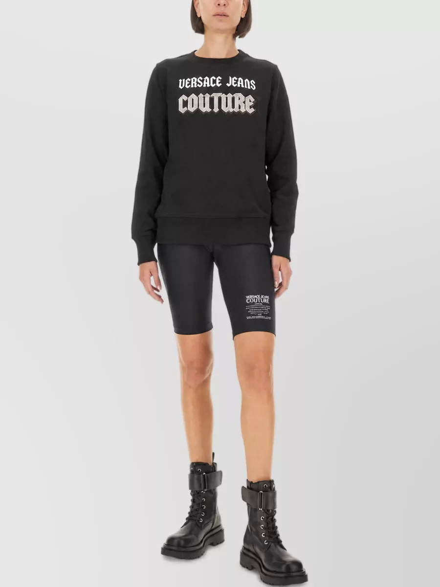 Versace Jeans Couture cotton logo sweatshirt