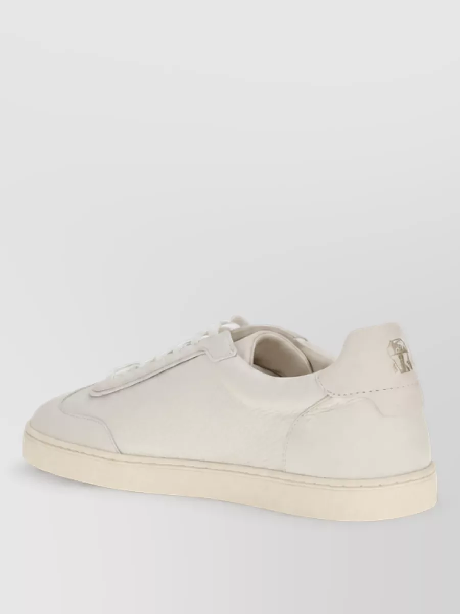 Brunello Cucinelli Leather Lace-Up Sneakers
