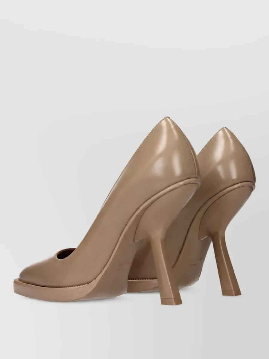 Ferragamo Leather Ballerina Shoes