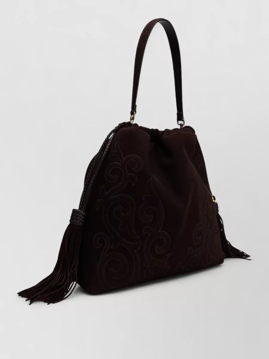 Etro Essential Leather Shoulder Bag