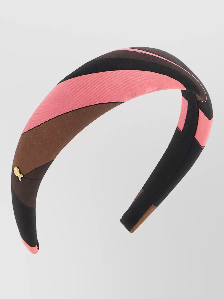 Pucci Silk Padded Printed Headband