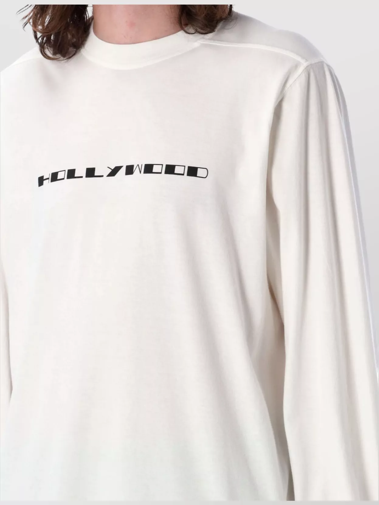 Shop Rick Owens Drkshdw Oversized Long Sleeve T-shirt