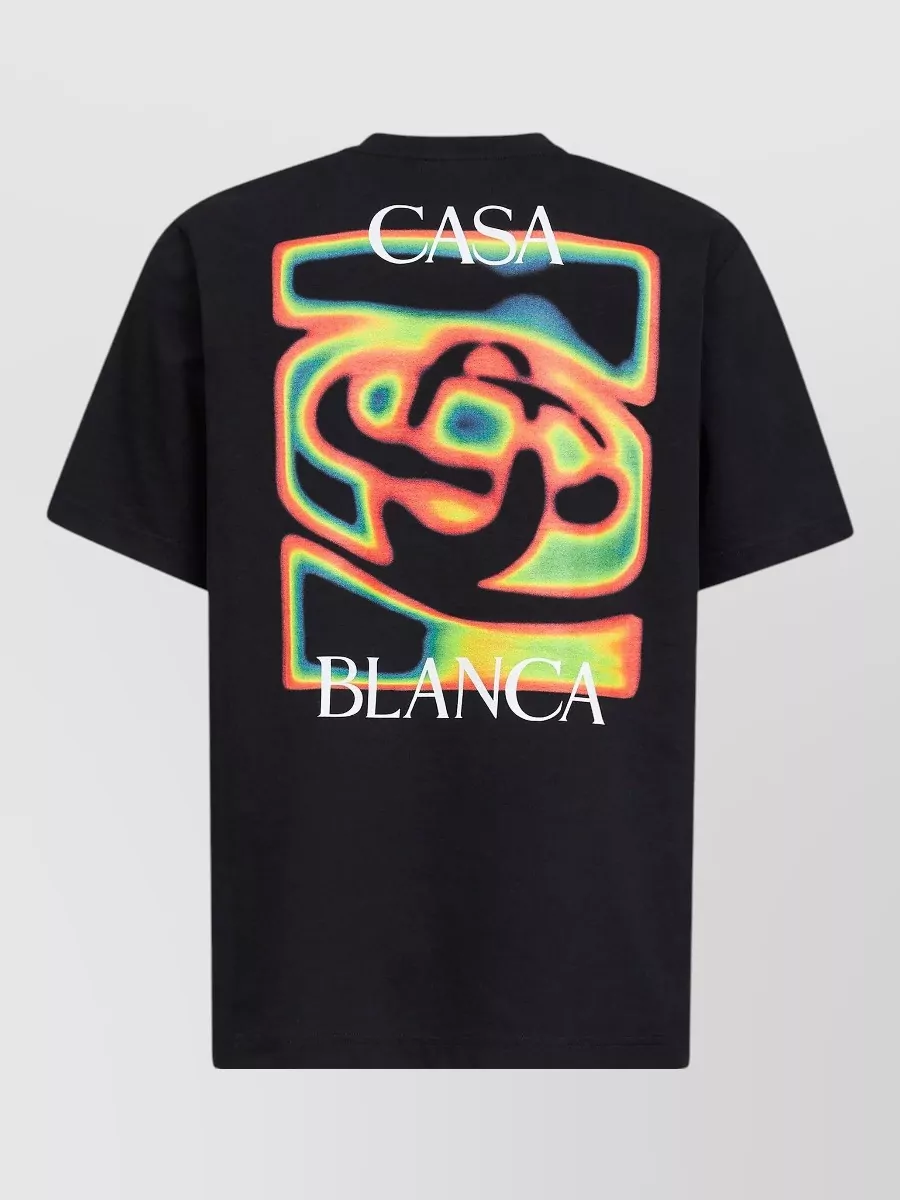 Casablanca Organic Cotton Relaxed-Fit Printed T-Shirt