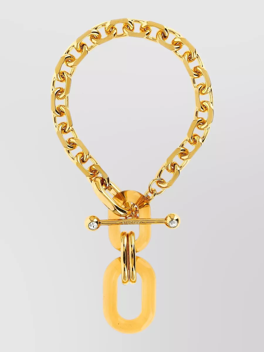Paco Rabanne oversized chain necklace