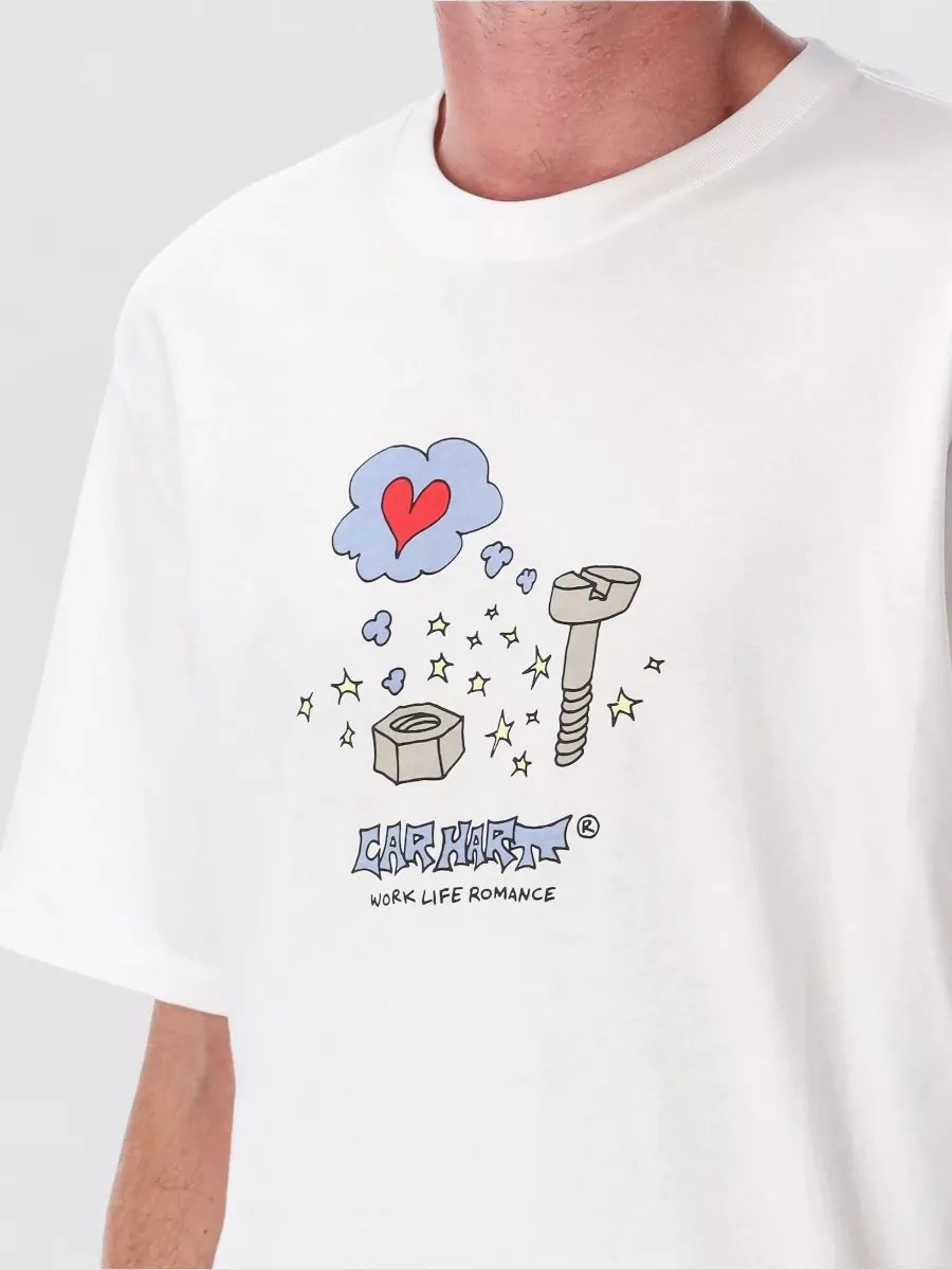 Carhartt Wip Work Life Romans Graphic Print T-Shirt