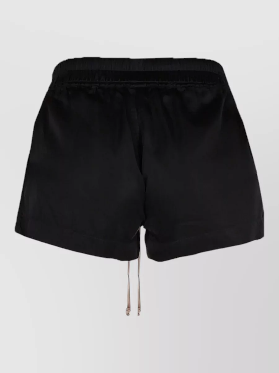 Rick Owens Boxer Style Shorts Short Length Side Slits