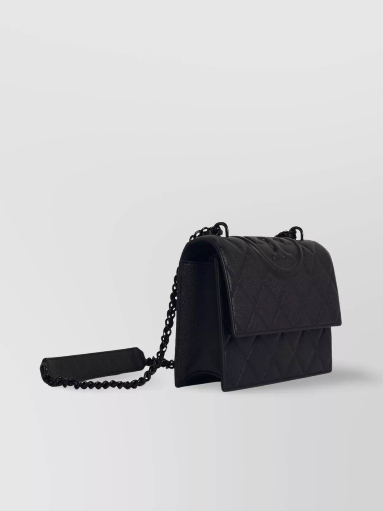 Tory Burch Quilted Leather Crossbody Bag Chain Strap