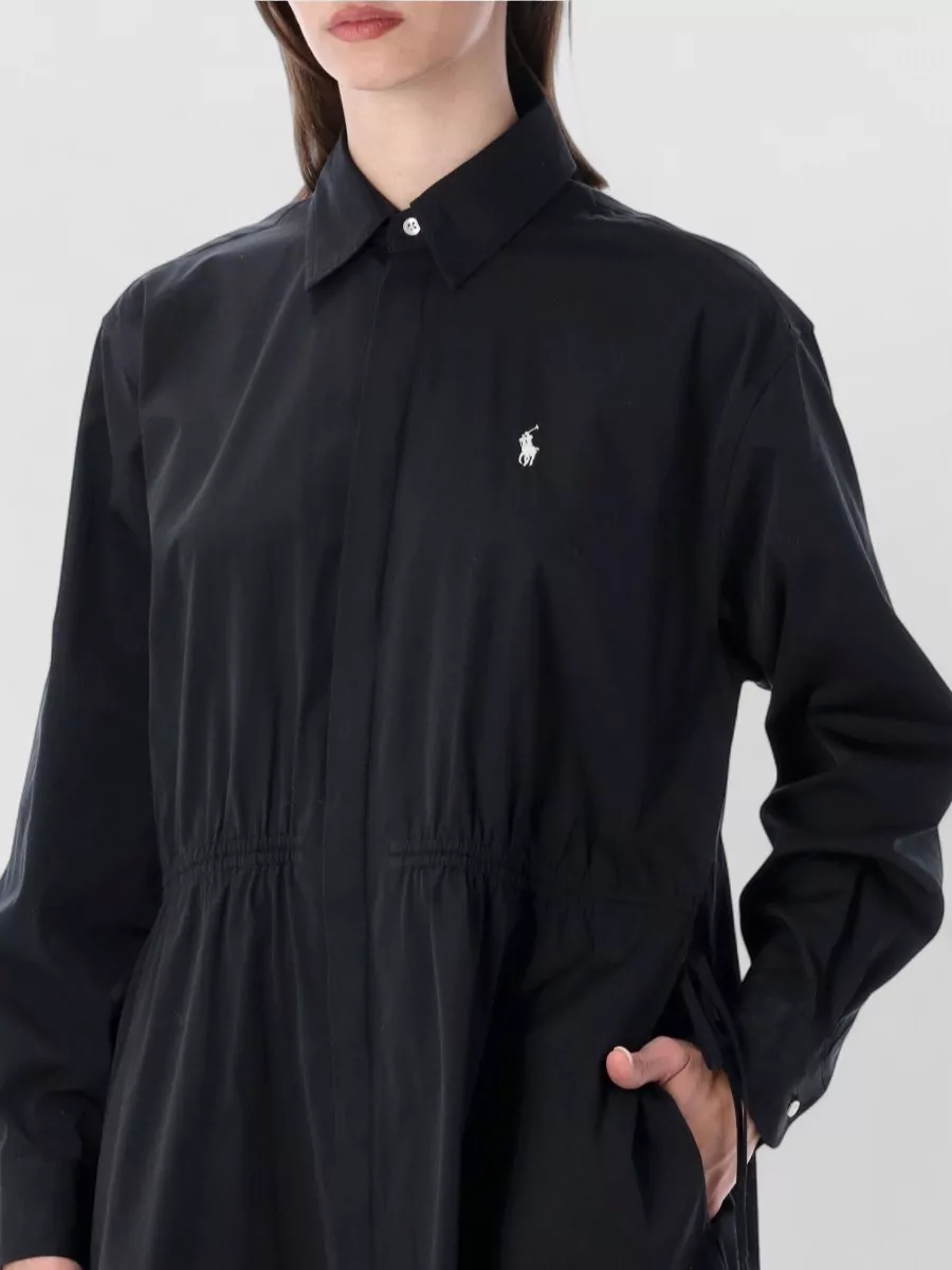 Polo Ralph Lauren Cotton Long-Sleeve Shirt Knee-Length Dress