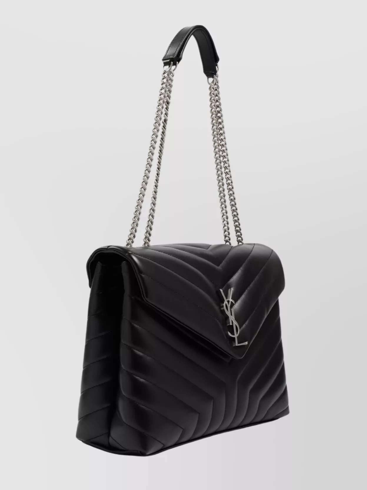 Saint Laurent Loulou Medium Bag Leather Shoulder Strap