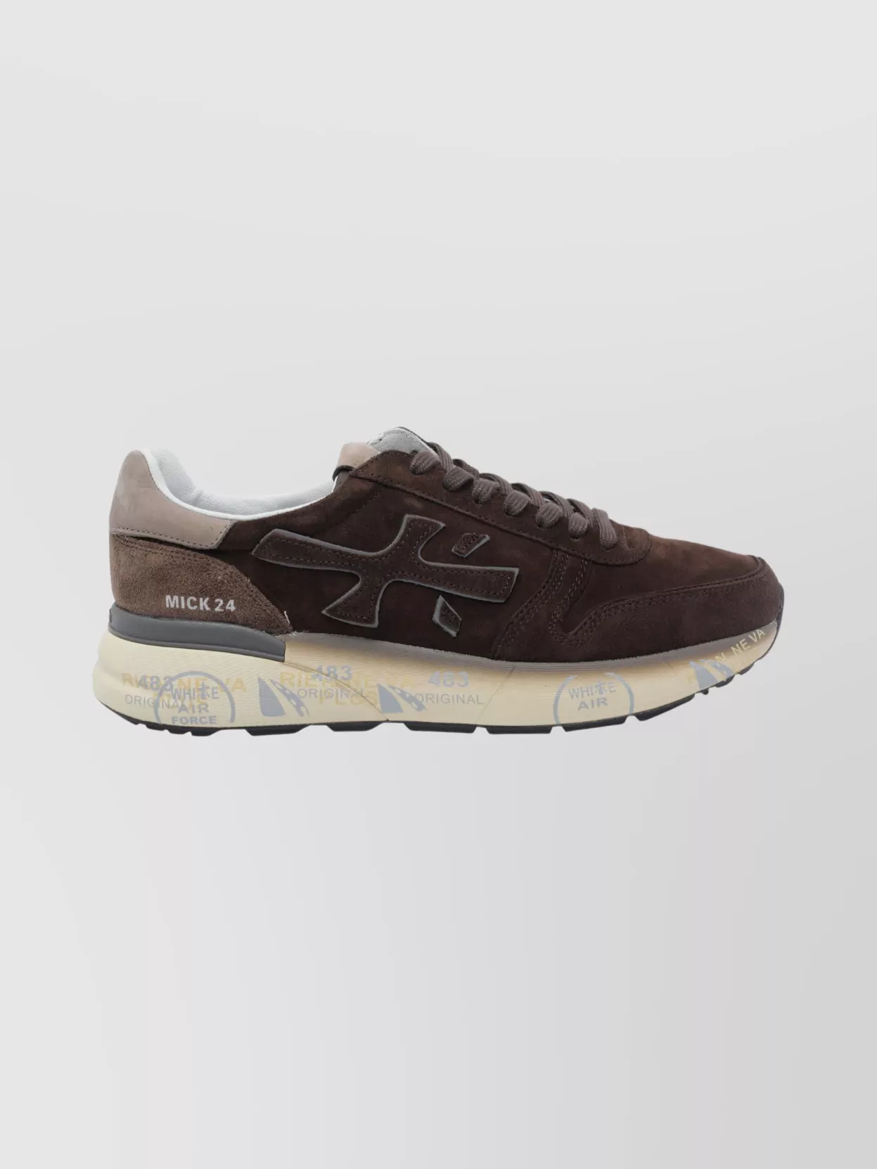 Premiata Casual Low Top Sneakers With Suede Upper