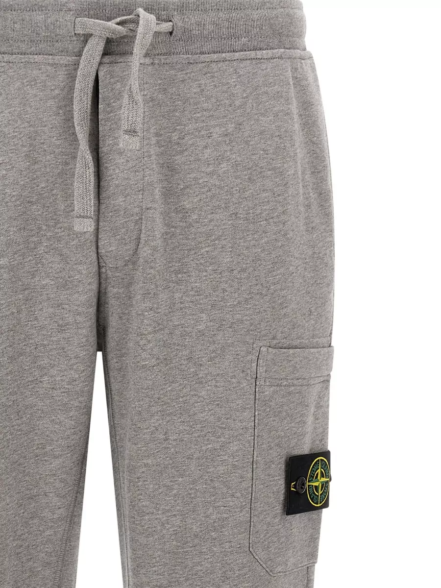 Stone Island Tapered Cotton Track Pants