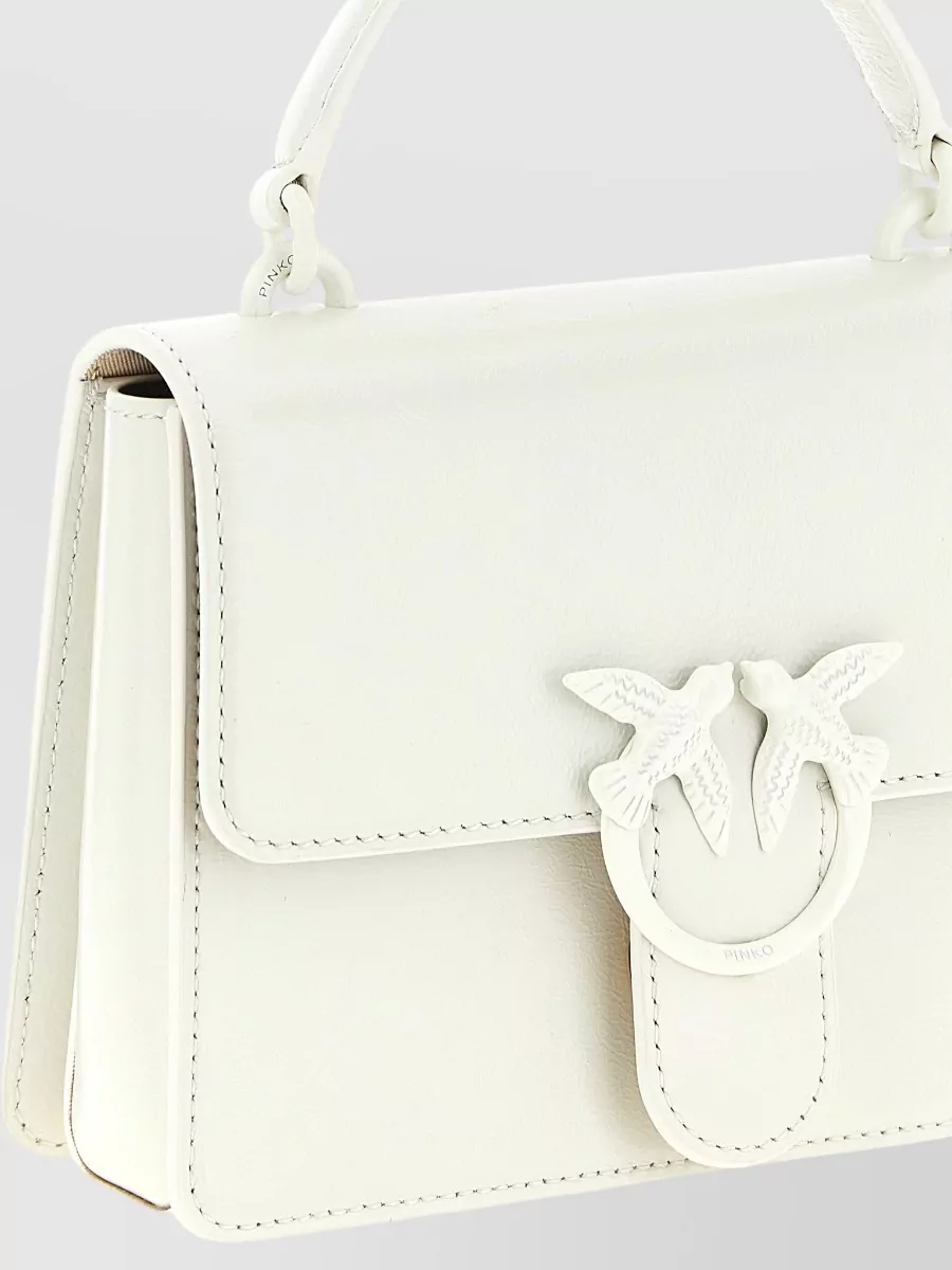 Pinko Love Bag One Mini Leather Shoulder Bag