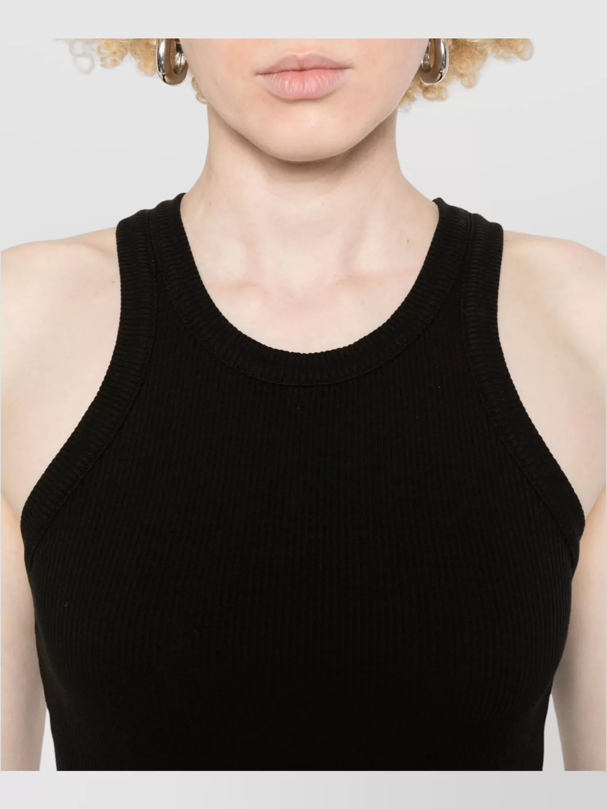 Agolde Ribbed-Knit Tank Top Rayne