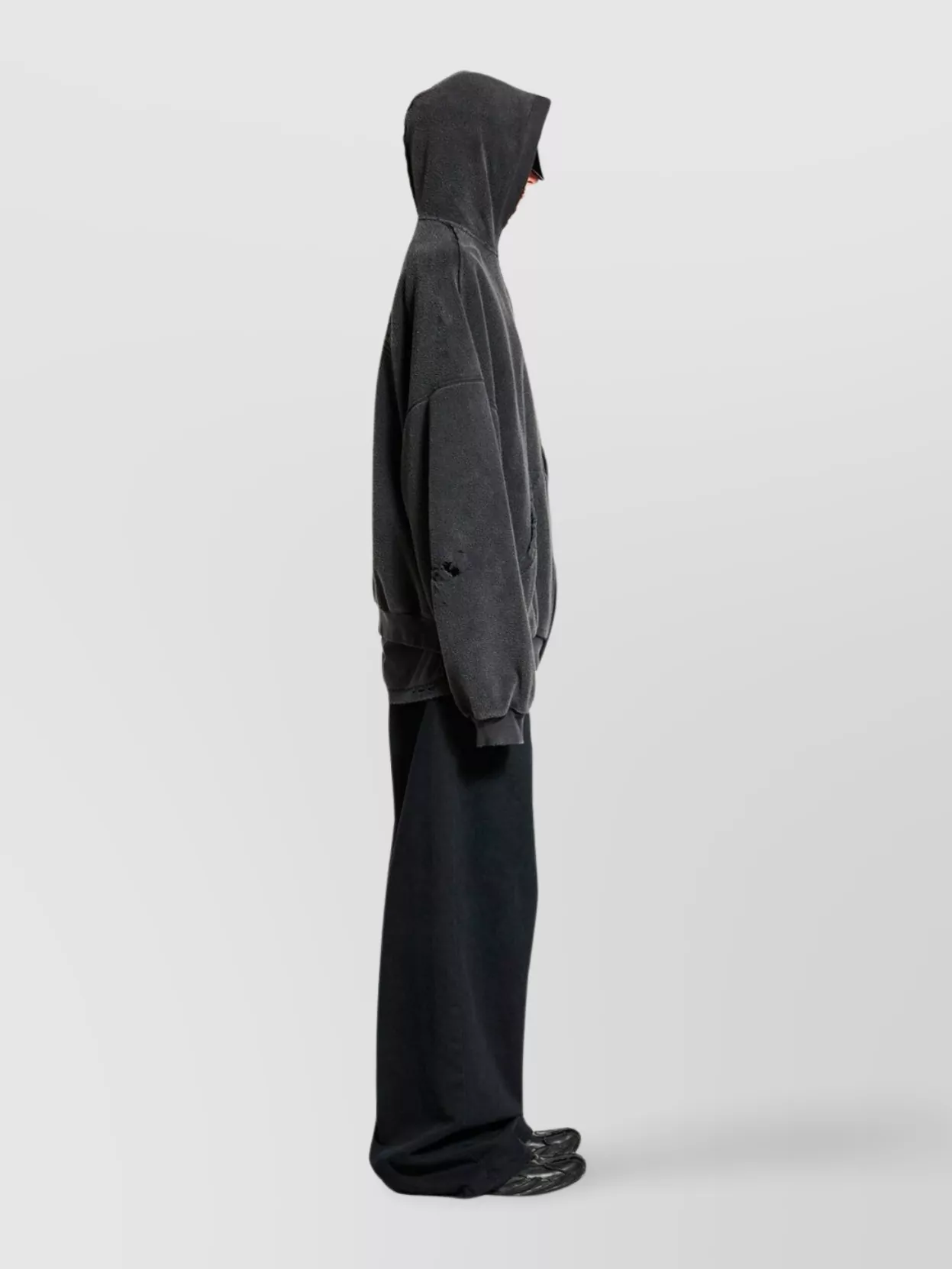 Balenciaga Hooded Sweater Front Pockets