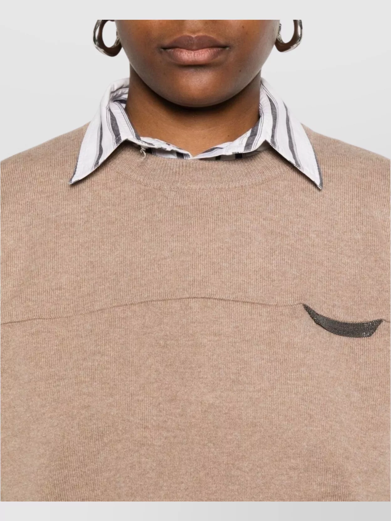 Brunello Cucinelli Cashmere Crewneck Long-Sleeve Jumper