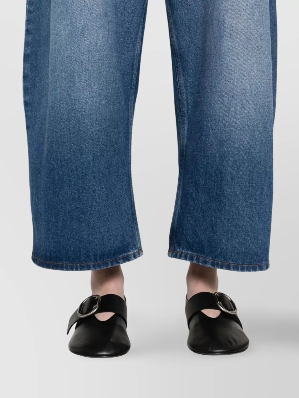 Studio Nicholson Wide Leg Denim Jeans