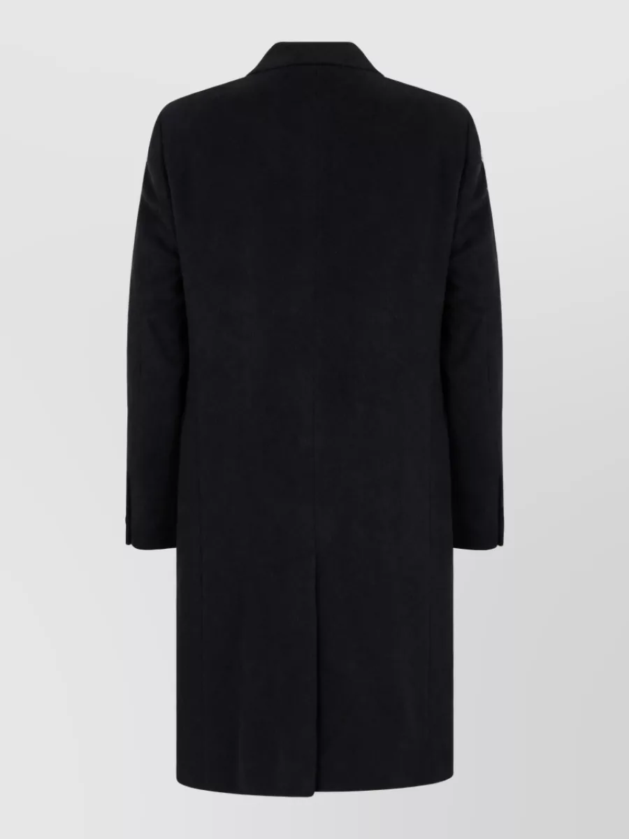 Boss Alpaca Wool Double-Breasted Coat