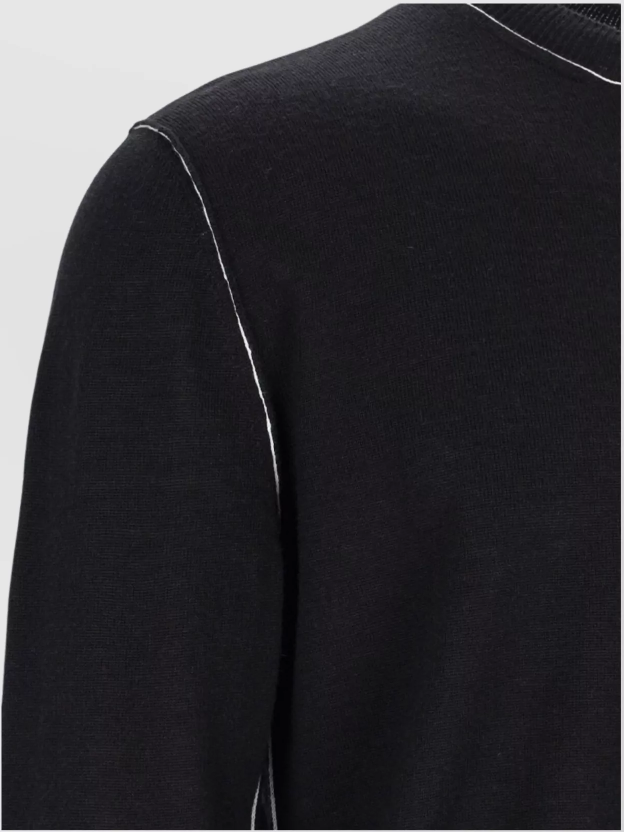 Mm6 Maison Margiela Wool Crew Neck Sweater