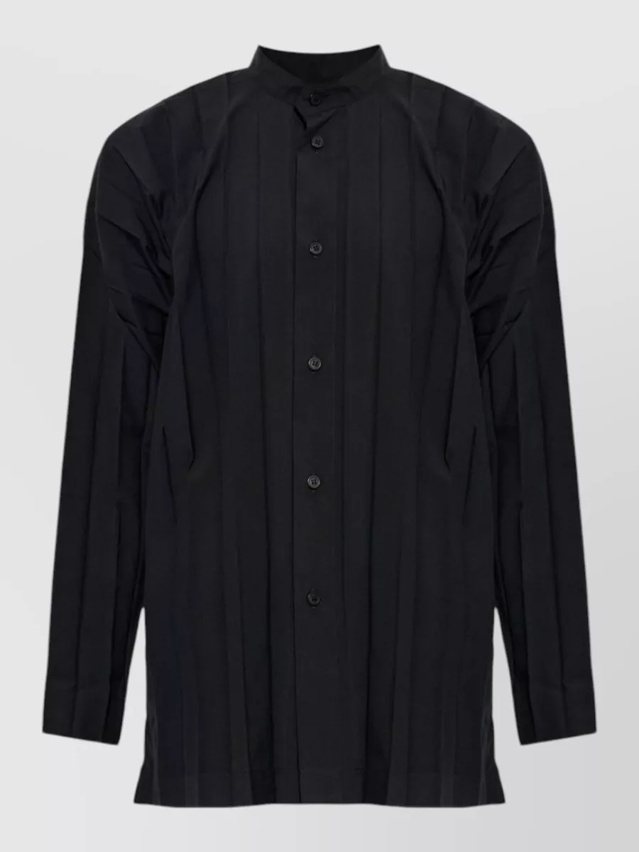 Homme Plisse Issey Miyake pleated long-sleeve shirt