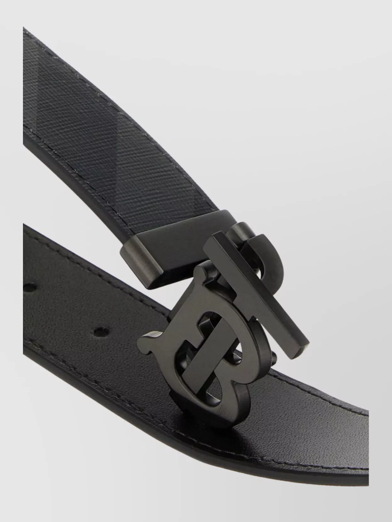 Burberry Canvas Reversible Belt Tb Imprimé